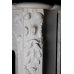 Камин 0312 Портал для камина из белого мрамора с резьбой в французском стиле